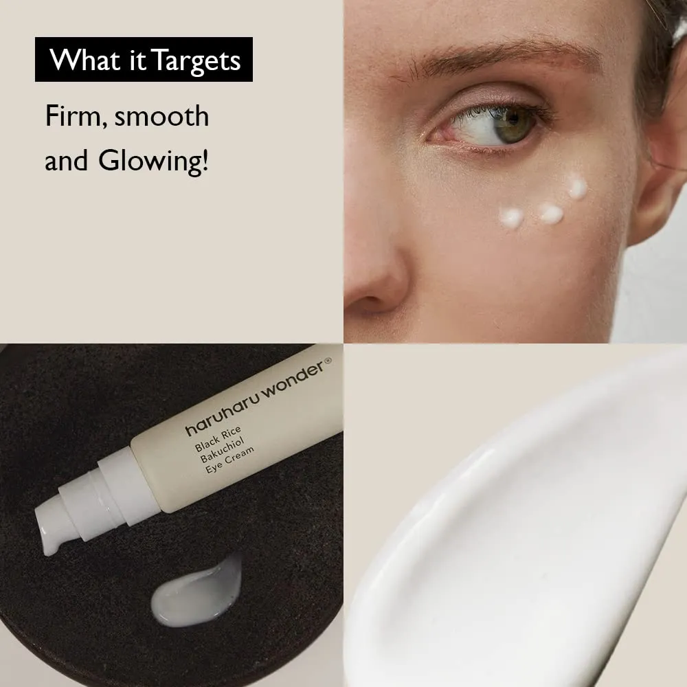 [ HARUHARU ] Black Rice Bakuchiol Eye Cream 20ml / 0.67 fl.oz.