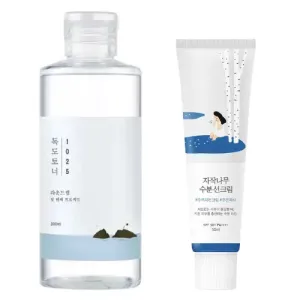 1025 Dokdo Toner   Birch Juice Moisturizing Sunscreen Set SPF50 