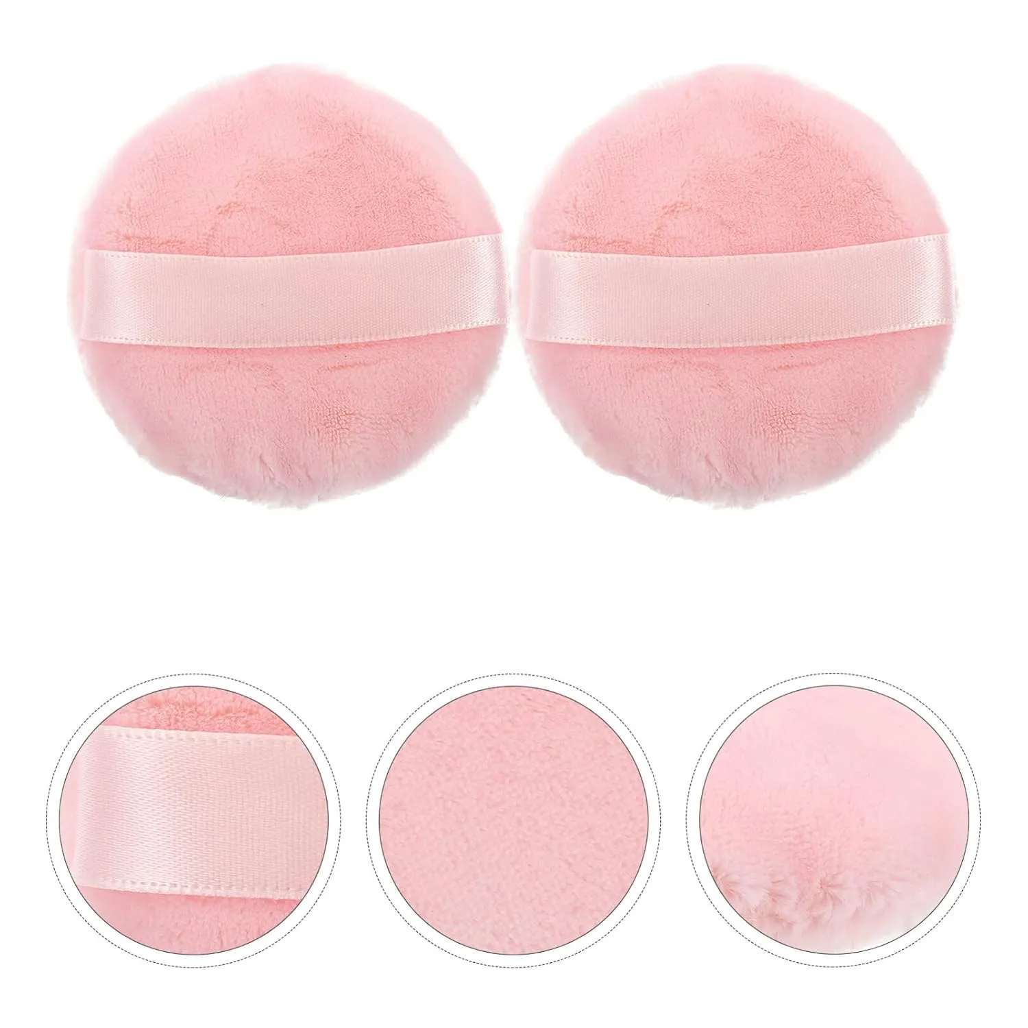 2 Pcs Loose Powder Puff Powder Puffs Makeup Sponges for Foundation Beauty Sponges for Makeup Make up Sponges for Foundation Blending Sponges Puffs for Makeup Foundation Sponge