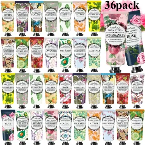 36 Pack Lotion for Dry Skin,Body Lotion for Women and Men,Valentines Day Gifts for Her,Valentines Gifts,Natural Plant Scented Body Moisturizers,Travel Size Lotion Bulk,Moisturizing Lotion Shea Butter