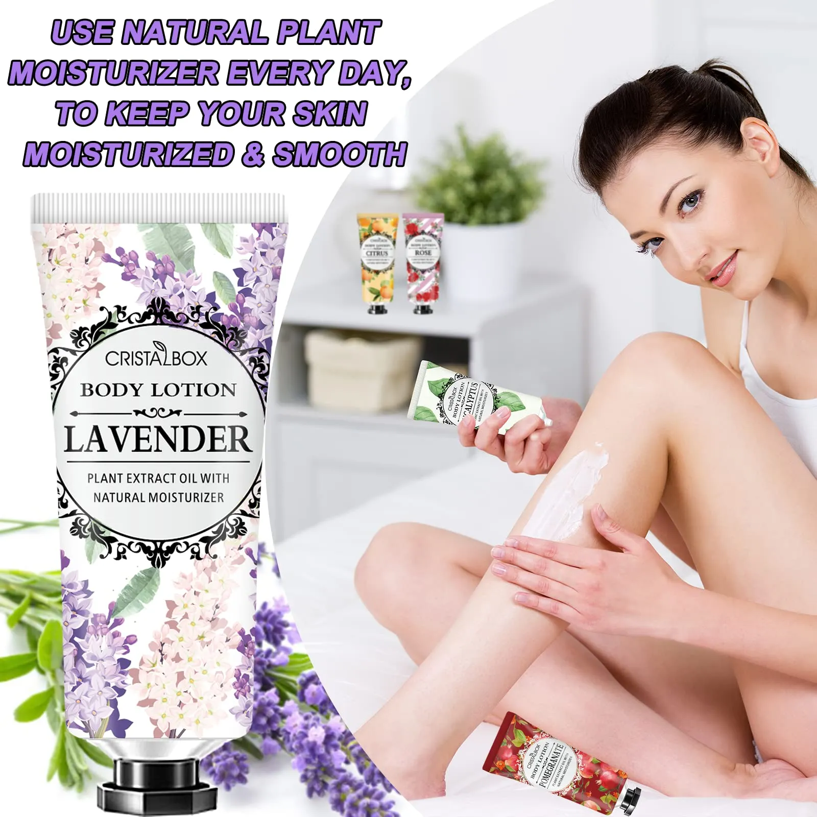 36 Pack Lotion for Dry Skin,Body Lotion for Women and Men,Valentines Day Gifts for Her,Valentines Gifts,Natural Plant Scented Body Moisturizers,Travel Size Lotion Bulk,Moisturizing Lotion Shea Butter