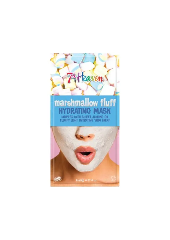 7th Heaven Marshmallow Fluff Face Mask with Sweet Almond Oil and Aloe Vera to Hydrate and Moisturise Skin | Ideal for All Skin Types
