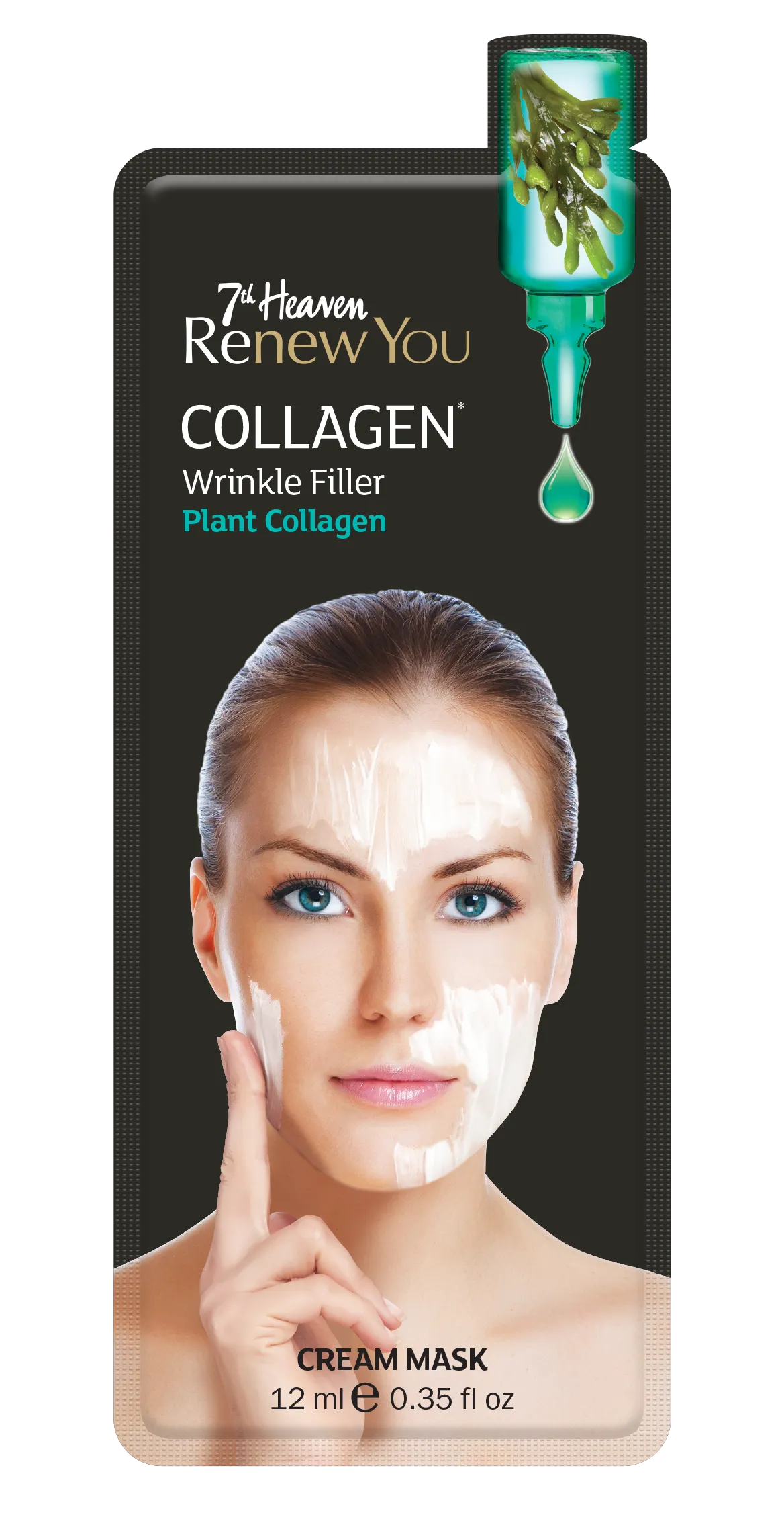 7th Heaven Renew You Collagen Cream Mask Wrinkle Filler With Natural Plant Collagen To Improve The Signs Of Age