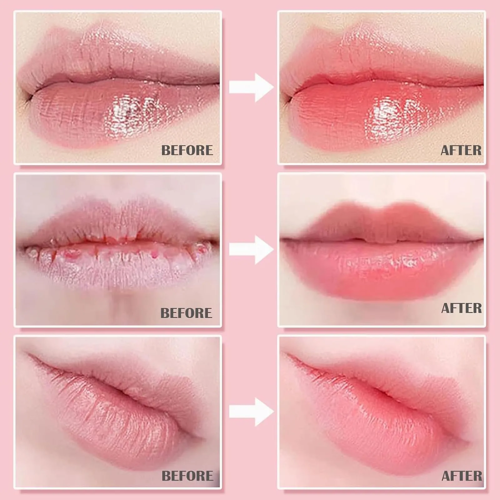 8 PCS Bee Lip Balm Honey Pot,Fruity Lip Mask Overnight Hydrating Prevention Dry and Cracked Lip Scrubs Exfoliator Lip Care, Lip Sleeping Mask Reduces Lip Lines