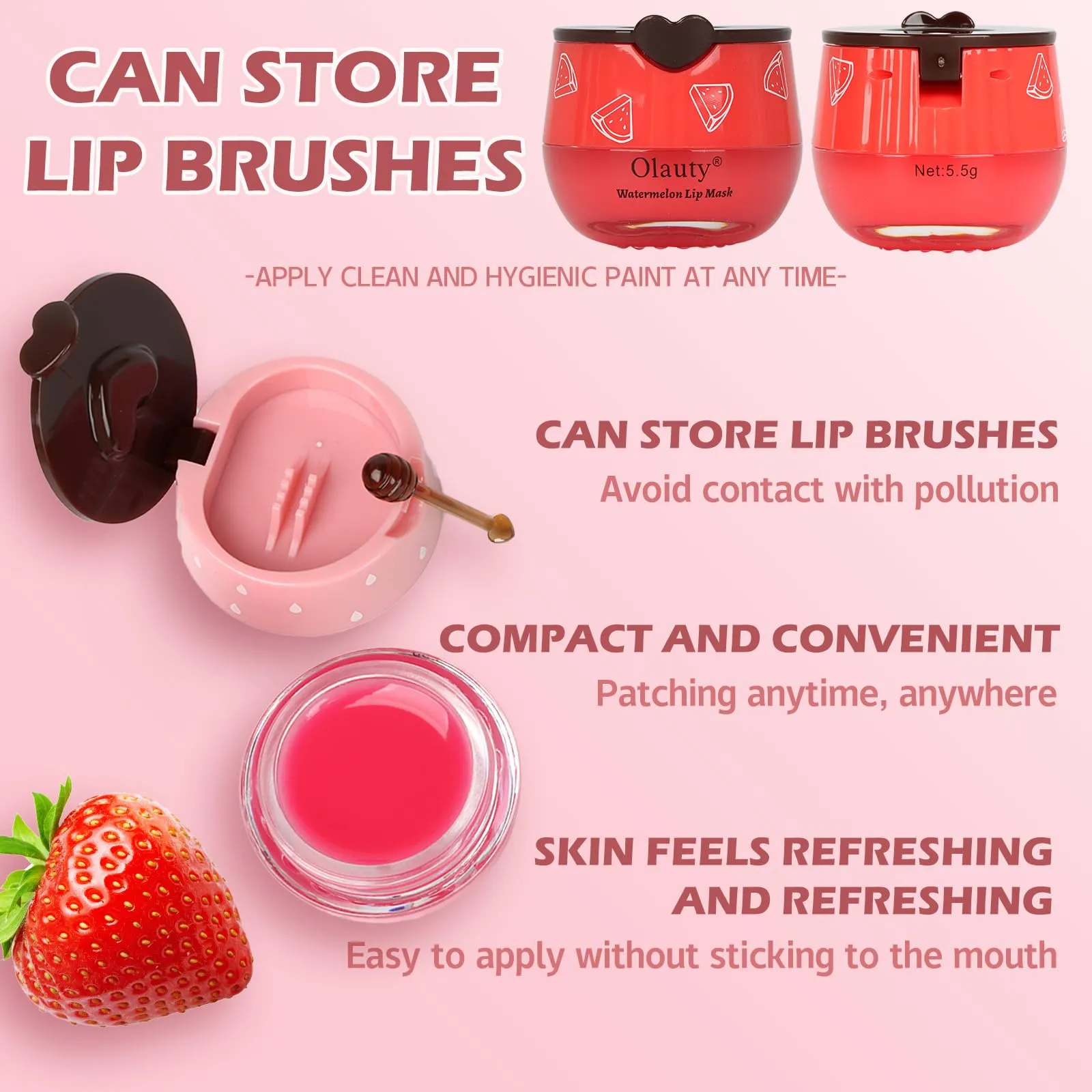 8 PCS Bee Lip Balm Honey Pot,Fruity Lip Mask Overnight Hydrating Prevention Dry and Cracked Lip Scrubs Exfoliator Lip Care, Lip Sleeping Mask Reduces Lip Lines