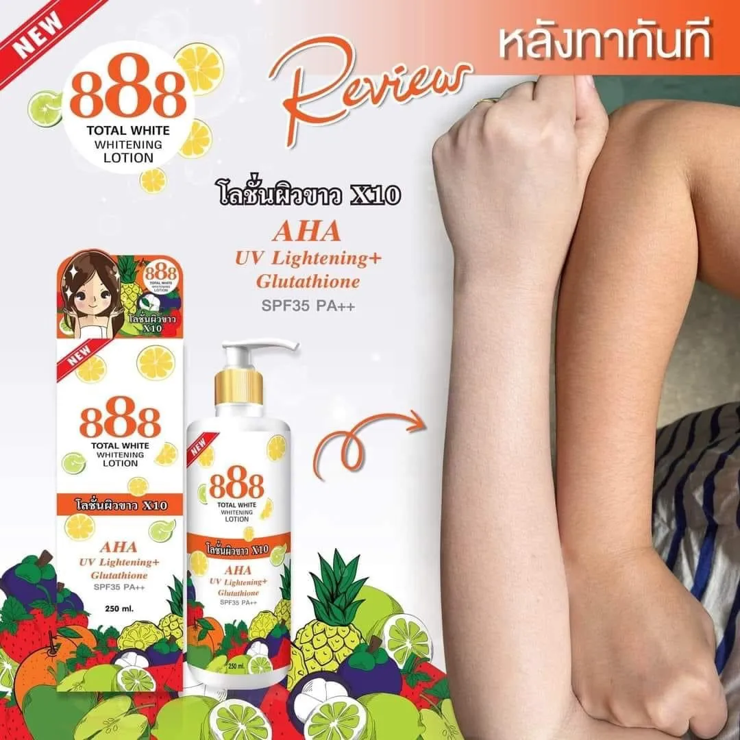 888 Total White Whitening Lotion SPF 35