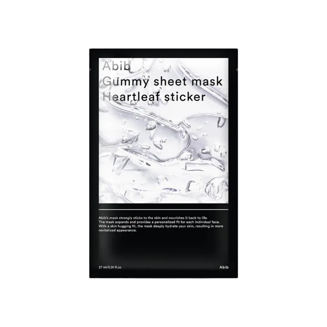 Abib Gummy Sheet Mask Heartleaf Sticker