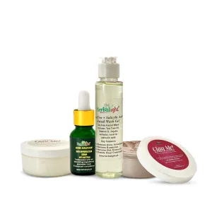 Acne Serum   Tea Tree Facewash   Clay  Mask (White / Pink)