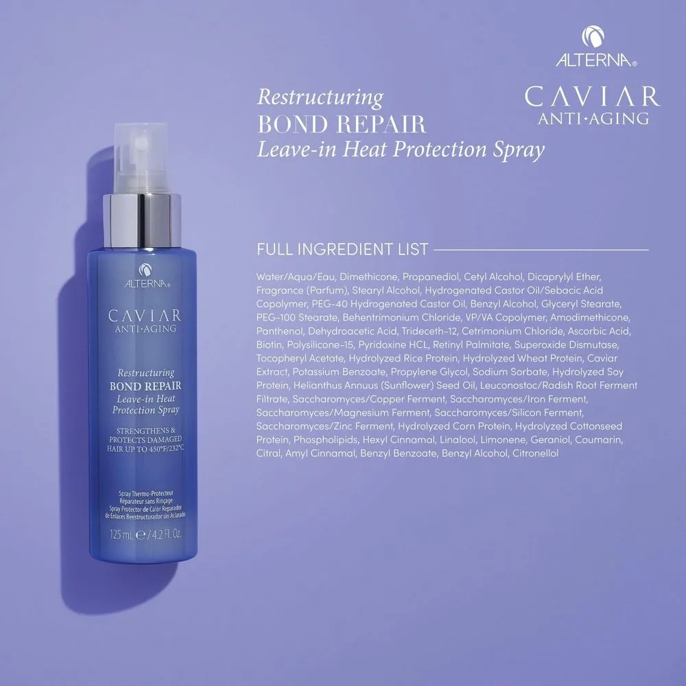 Alterna Caviar Anti-Aging Restructuring Bond Repair Leave-in Heat Protection Spray