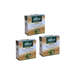 Aneeza Herbal Gold Beauty Cream - 20g (Pack Of 3)