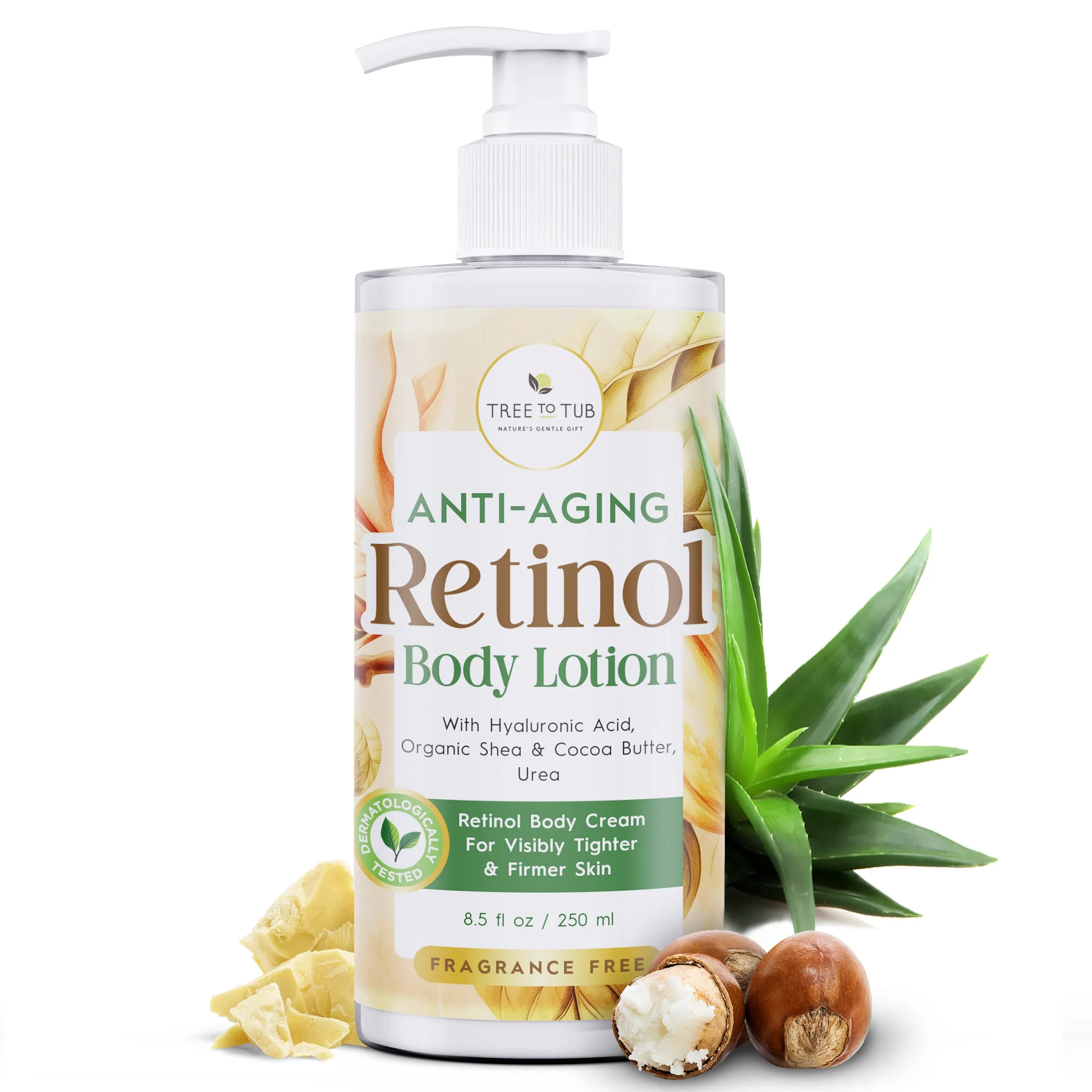 Anti Aging Retinol Body Lotion with Shea & Cocoa Butter