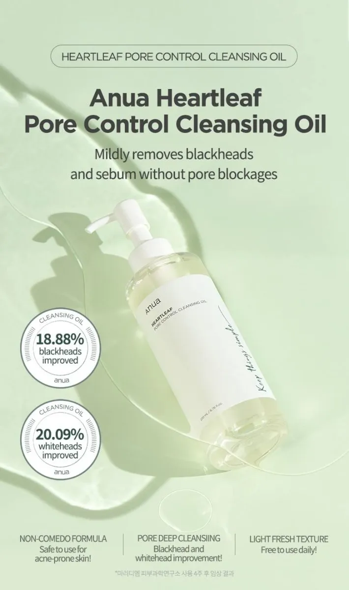 ANUA Heartleaf Pore Control Cleansing Oil 200ml