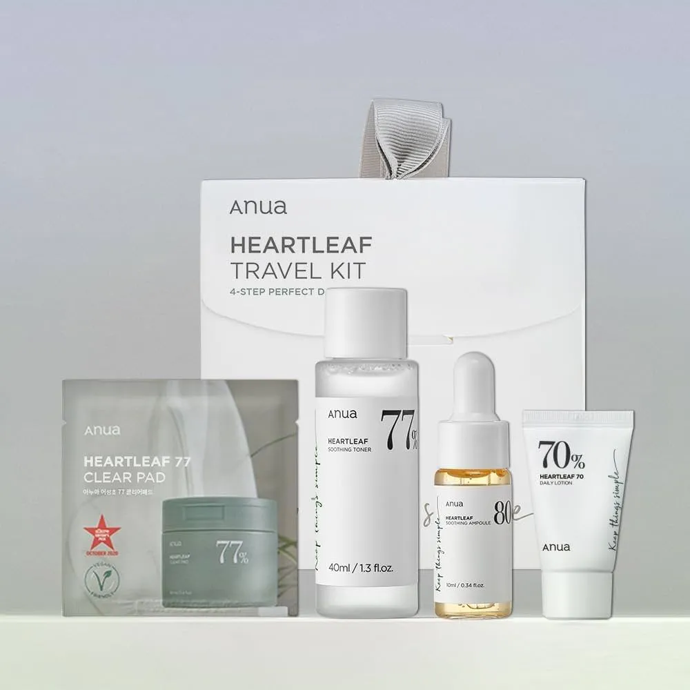 Anua Heartleaf Soothing Trial Kit mini priemonių rinkinys