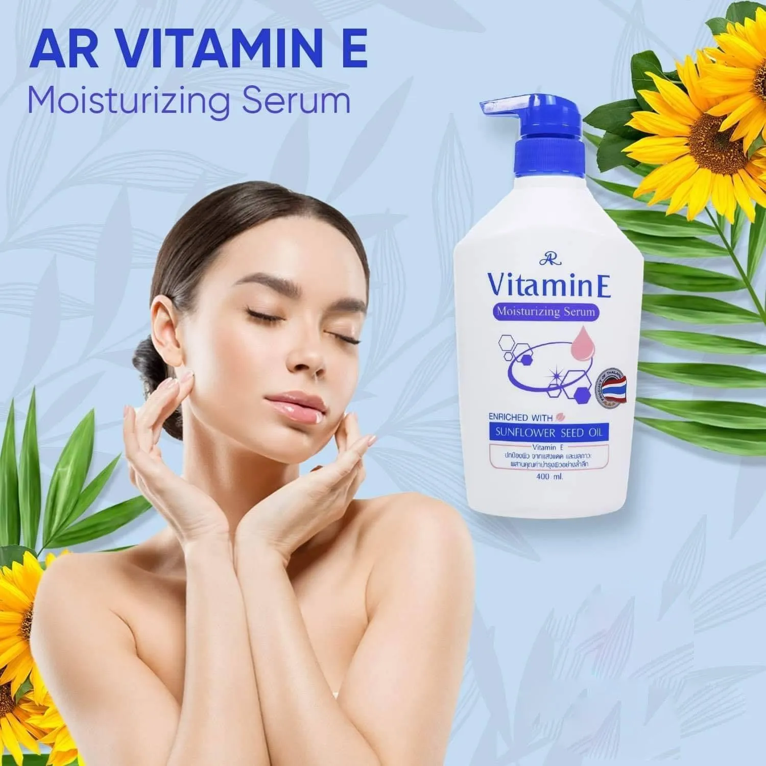AR Vitamin E Moisturizing Serum Enriched With Sunflower Seed Oil - 400ml