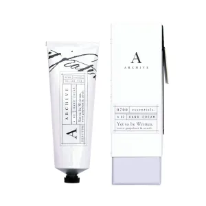 Archive Yet To Be Written Hydrating Hand Cream for Women & Men Natural Ingredients Moisturizing Lotion for Dry Hands 4 oz