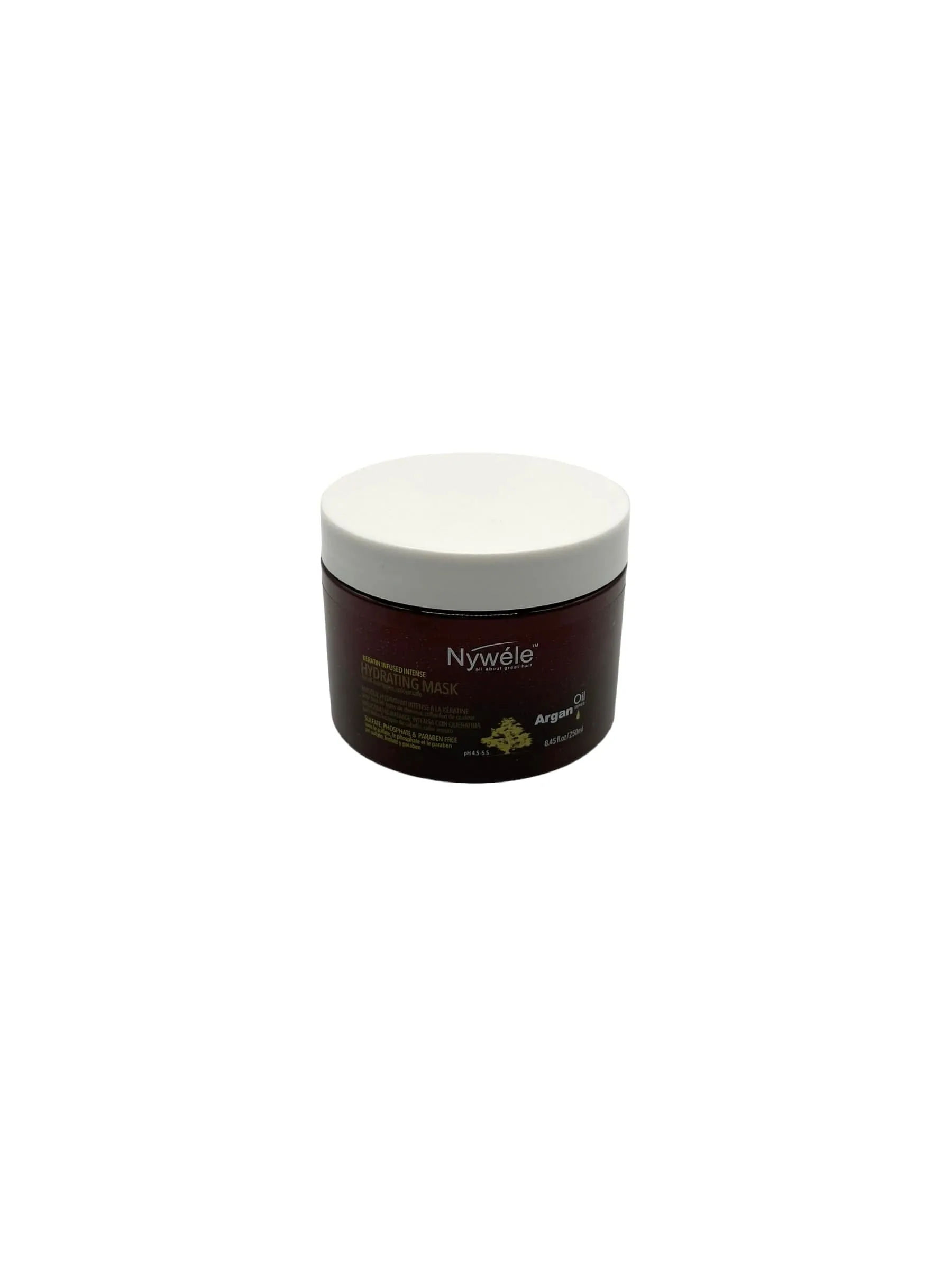 Argan Oil Mask Keratin Infused Nywele Moisturizing Repair Mask 8.5 oz