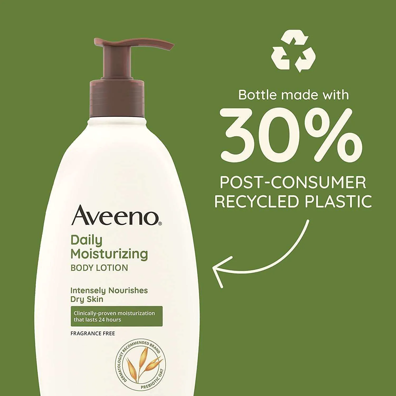Aveeno Daily Moisturizing Body Lotion with Soothing Oat for Dry Skin - 18oz