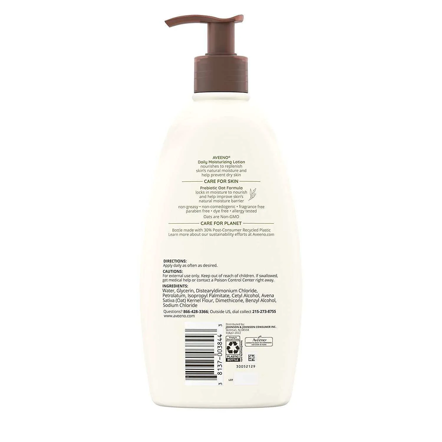 Aveeno Daily Moisturizing Body Lotion with Soothing Oat for Dry Skin - 18oz