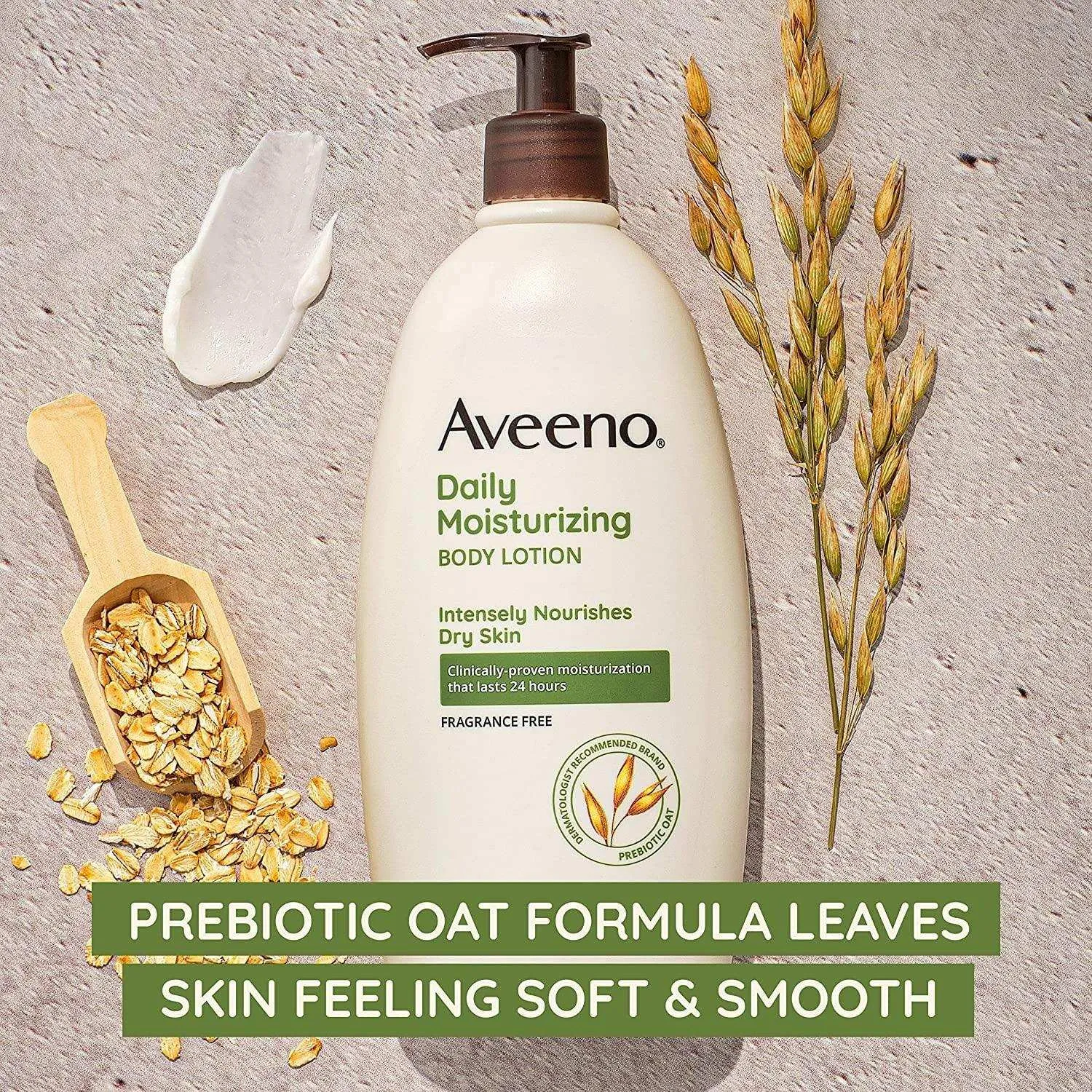 Aveeno Daily Moisturizing Body Lotion with Soothing Oat for Dry Skin - 18oz