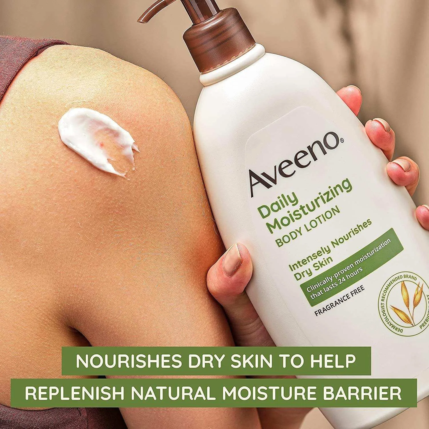 Aveeno Daily Moisturizing Body Lotion with Soothing Oat for Dry Skin - 18oz