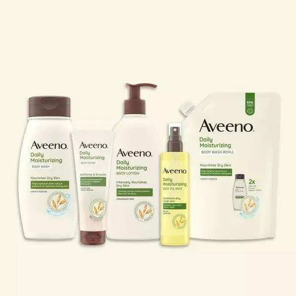 Aveeno Daily Moisturizing Body Lotion with Soothing Oat for Dry Skin - 18oz