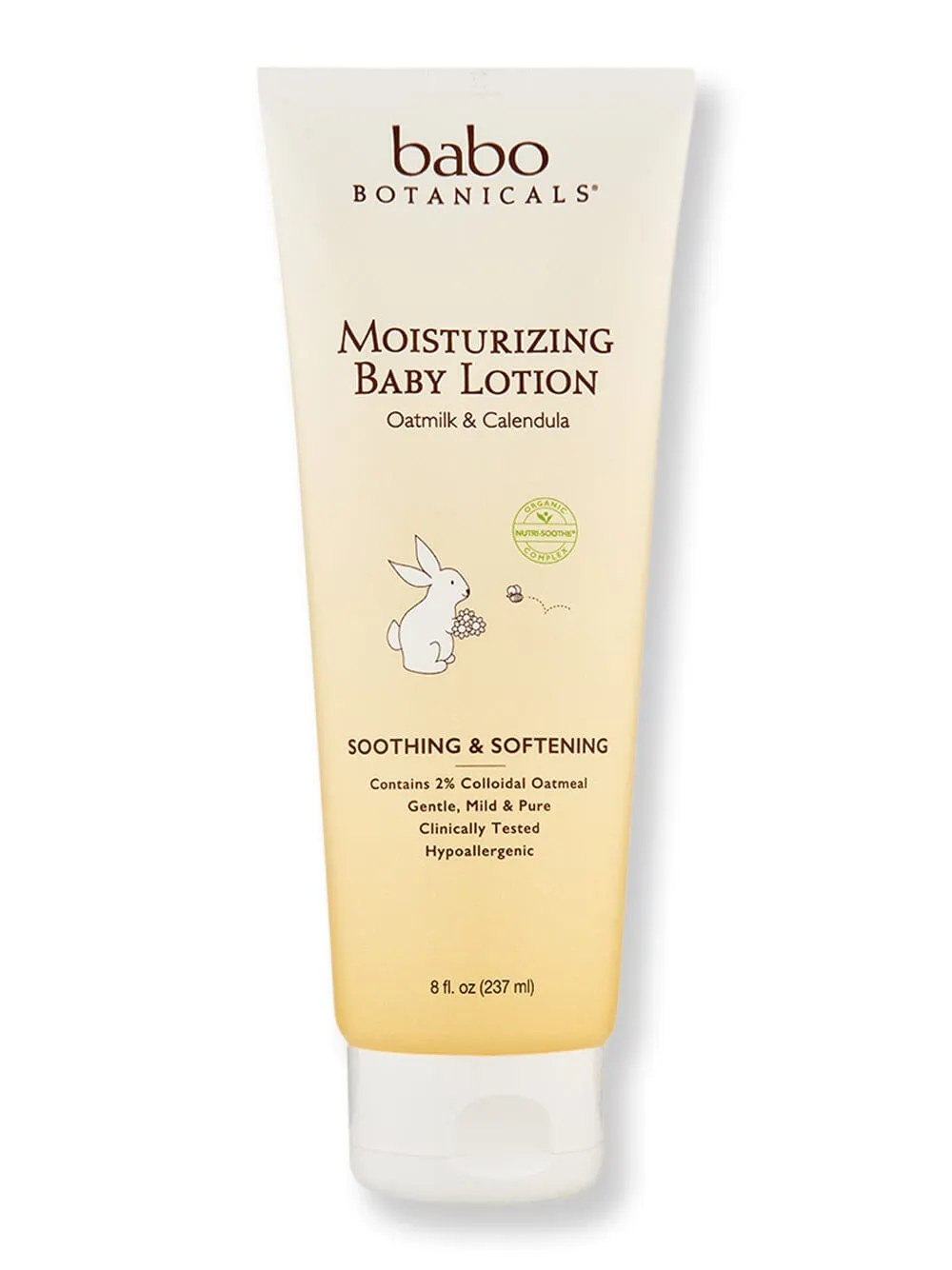 Babo Botanicals Moisturizing Oat And Calendula Plant-Based Body Lotion 8 oz