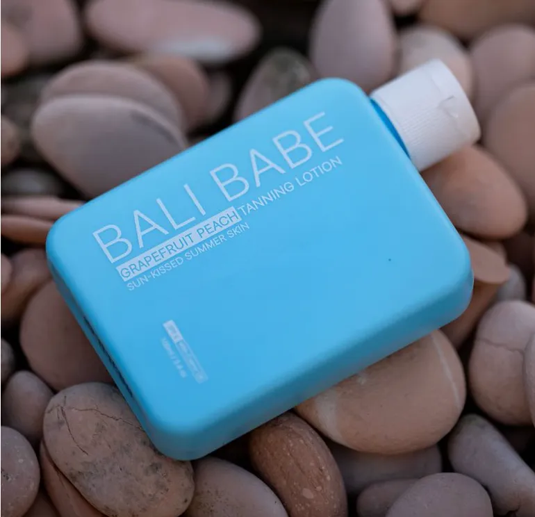 Bali babe grapefruit peach tanning lotion
