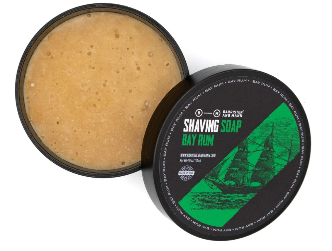 Barrister and Mann - Bay Rum Shaving Soap, Omnibus Base