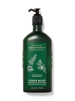 Bath & Body Works Aromatherapy Body Lotion - Stress Relief - Eucalyptus & Spearmint