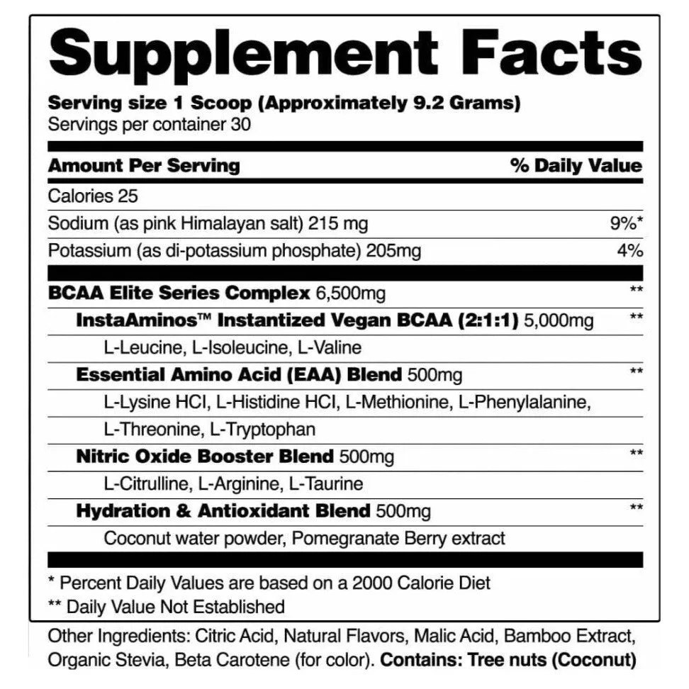 BCAAs - Complete EAA Matrix   Nitric Oxide Booster & Hydration