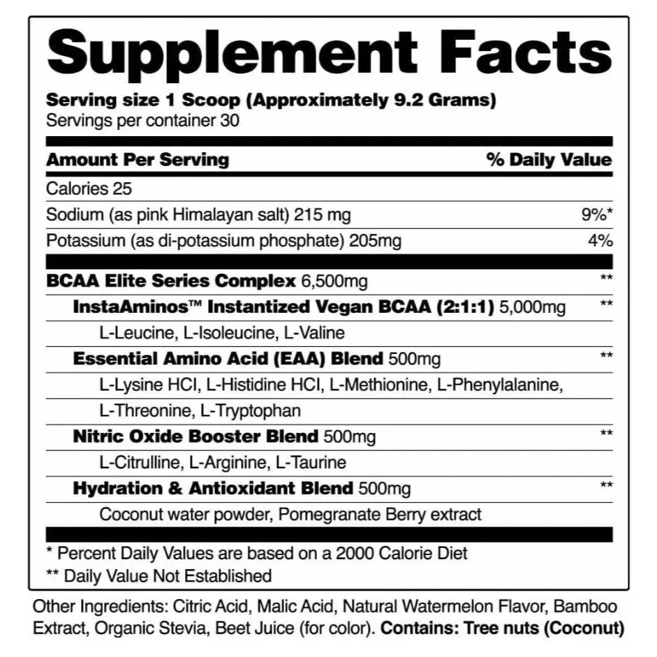 BCAAs - Complete EAA Matrix   Nitric Oxide Booster & Hydration