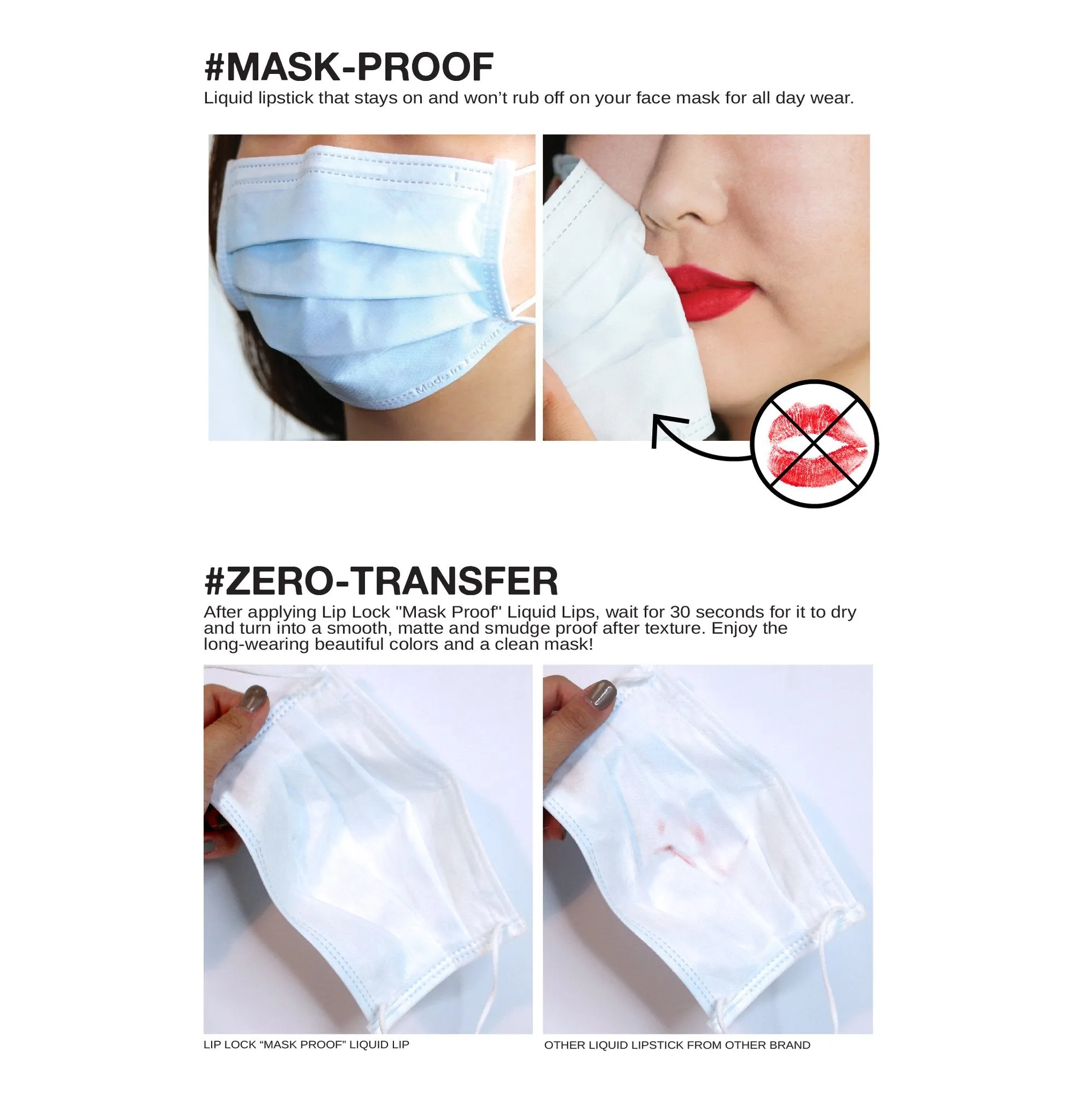 Beauty Lip Lock "Mask Proof" Liquid Lip