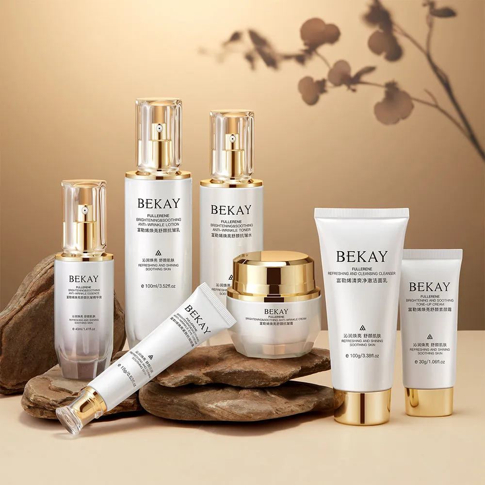 BEKAY - 7Pcs/set Fullerene Nicotinamide Skin Care Set