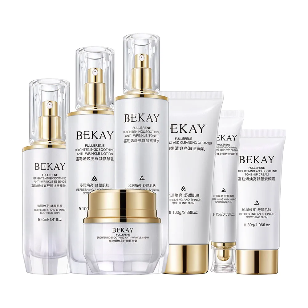 BEKAY - 7Pcs/set Fullerene Nicotinamide Skin Care Set