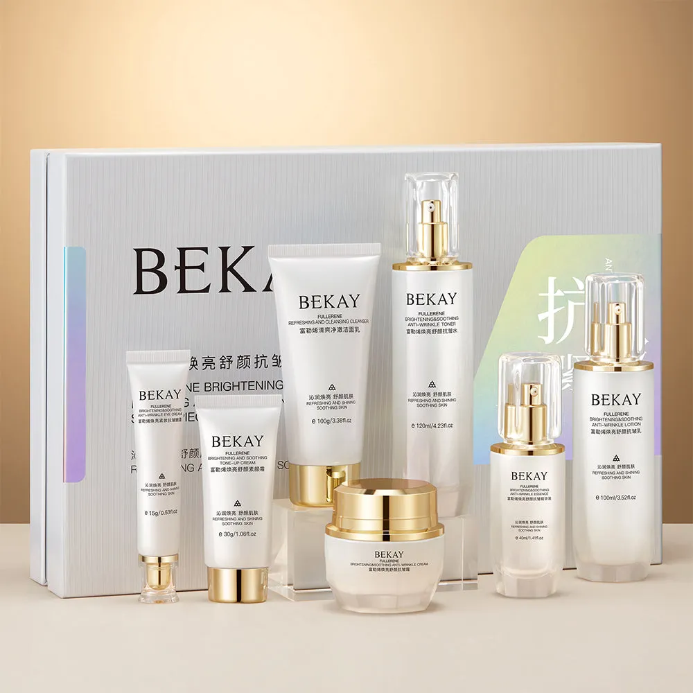 BEKAY - 7Pcs/set Fullerene Nicotinamide Skin Care Set