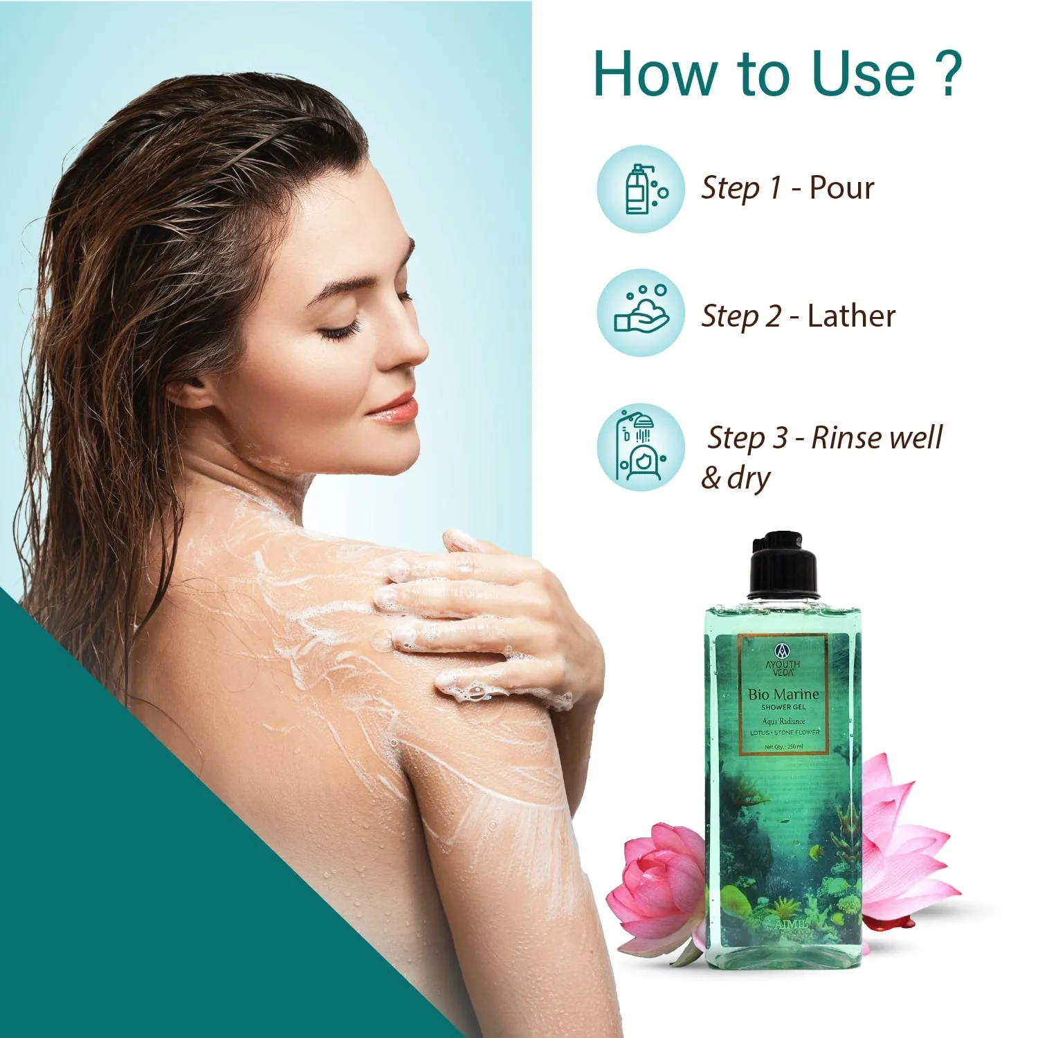 Bio Marine Shower Gel  Qty - 250ml