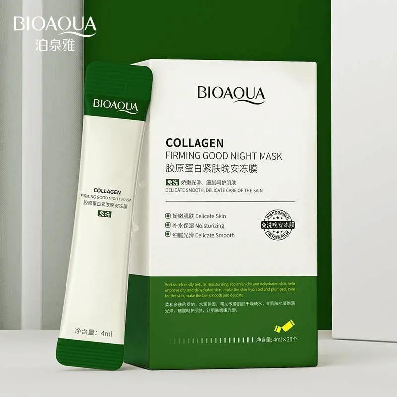 BIOAQUA Collagen Firming Good Night Mask 4ml X 20Pcs