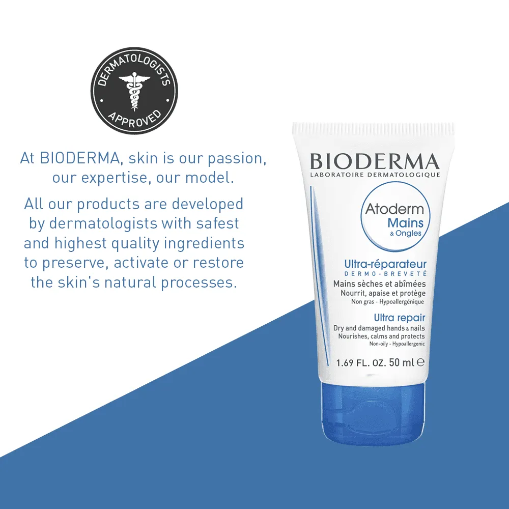 Bioderma Atoderm Repairing Hand & Nail Cream - 1.69 fl. oz.