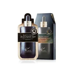 Black Caviar Facial Ampoule Mask - 1 Box of 5 Sheets