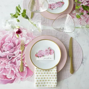 Blush Mini Basketweave Mats