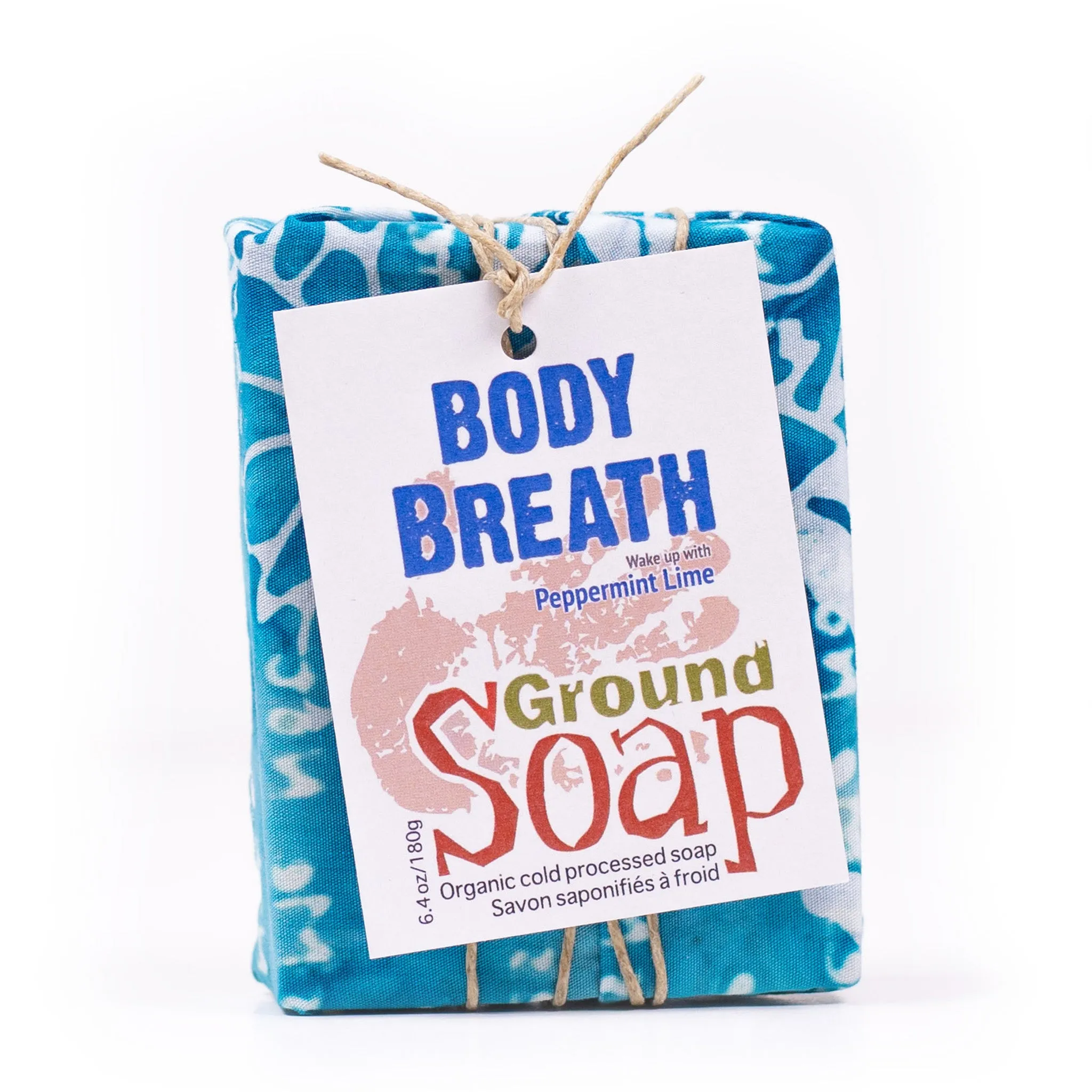 Body Breath - Wake up with Peppermint! - Extra Large Organic Bar Soap