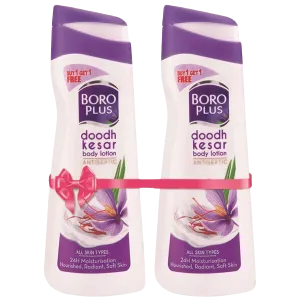 BoroPlus Kesar Doodh Body Lotion 400 ml (Buy 1 Get 1 Free)
