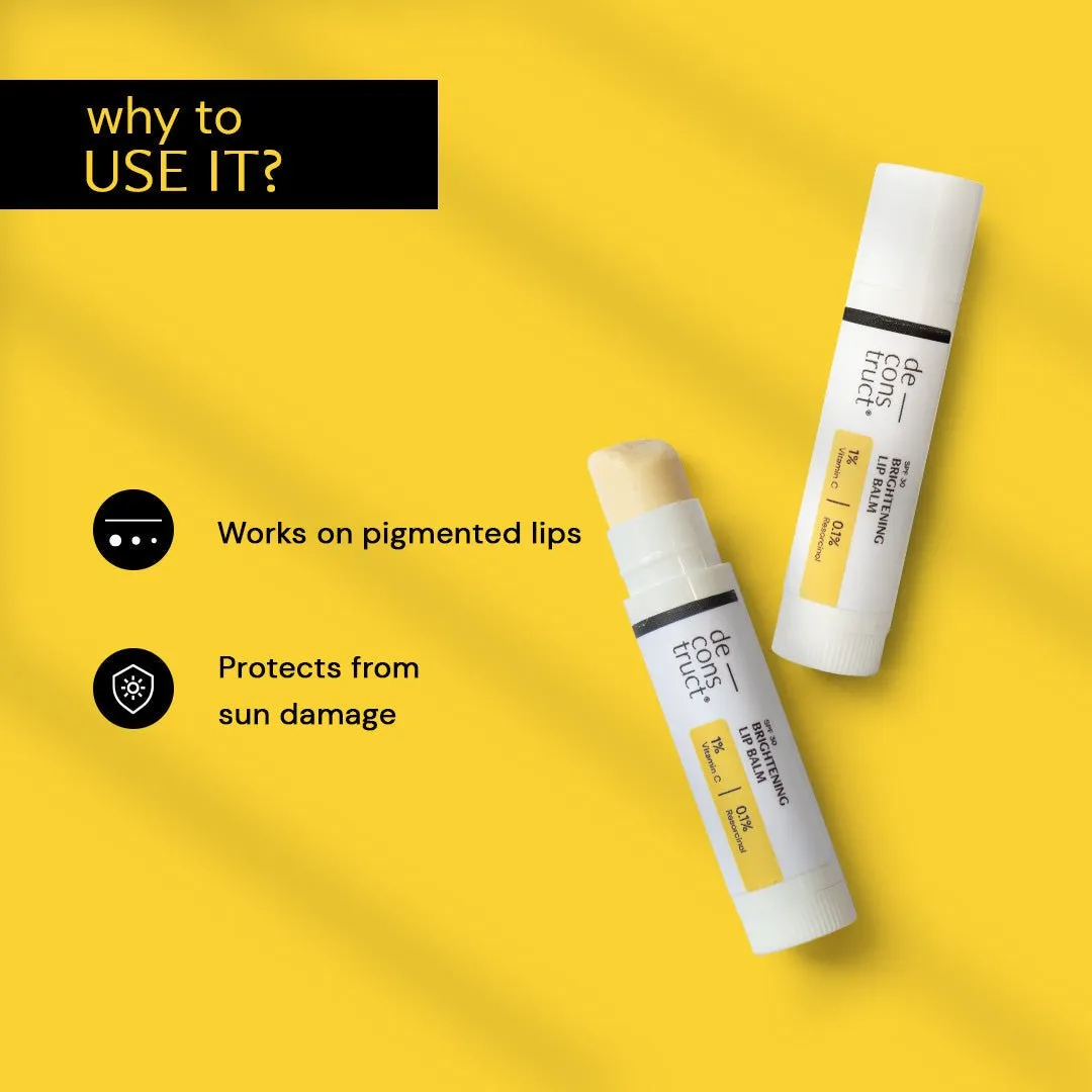 Brightening Lip Balm With SPF Duo - 1% Vitamin C   0.1% Resorcinol
