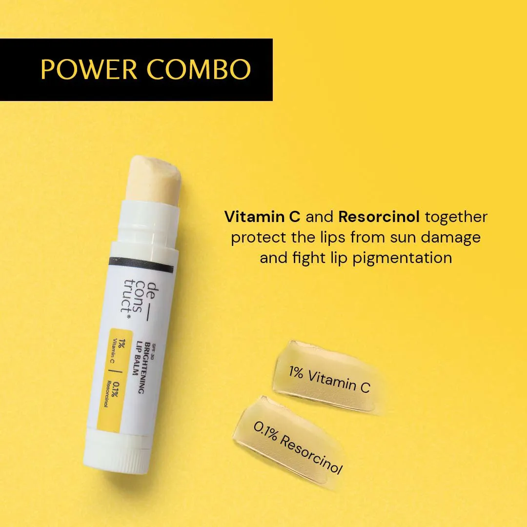 Brightening Lip Balm With SPF Duo - 1% Vitamin C   0.1% Resorcinol