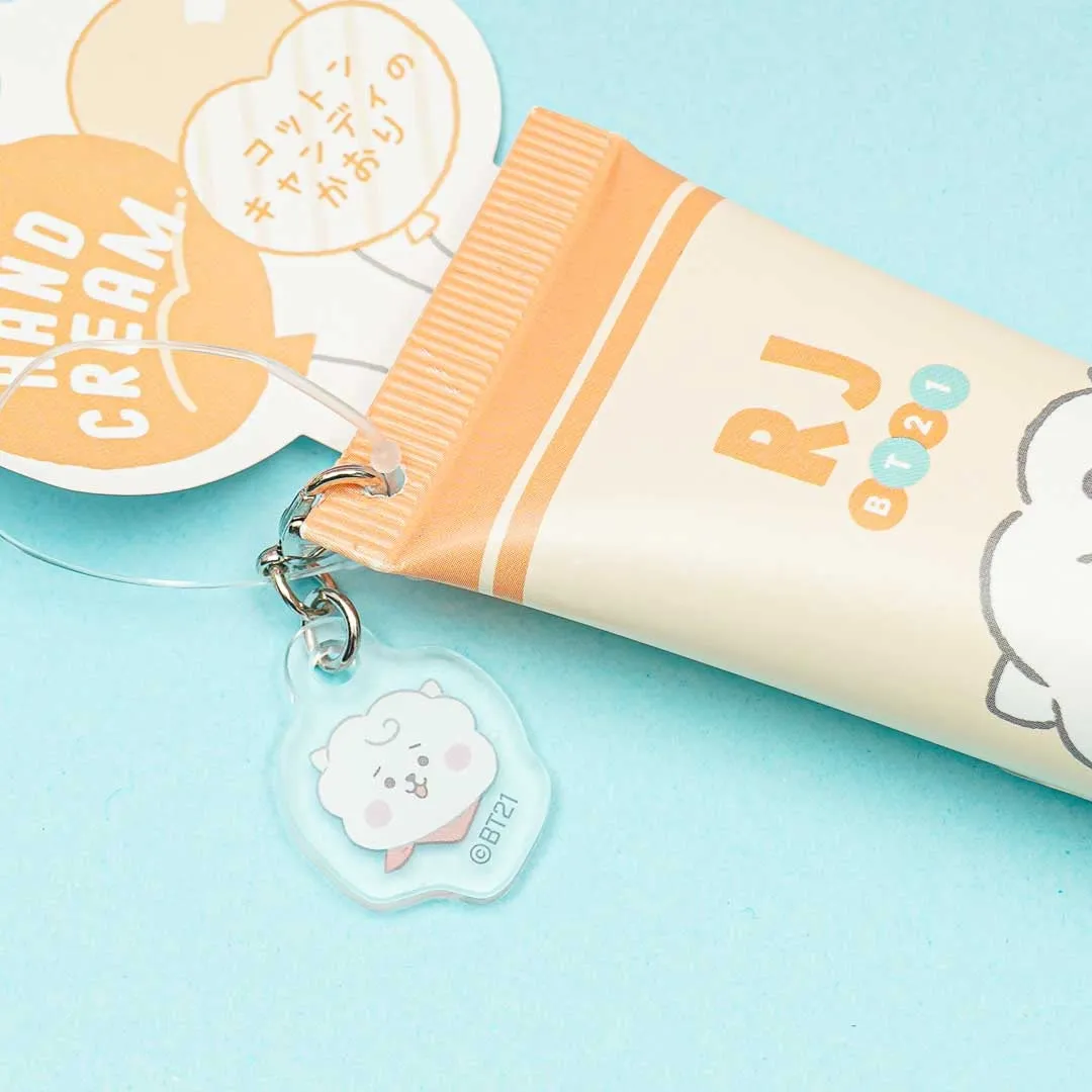 BT21 Hand Cream With Charm - RJ / Cotton Candy