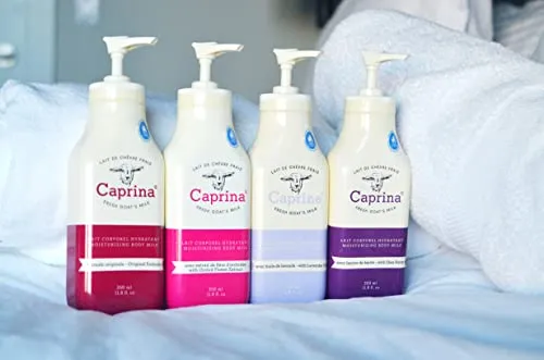 Caprina by Canus Fresh Goat's Milk Moisturizing Body Lotion, Shea Butter 11.8 Fl Oz