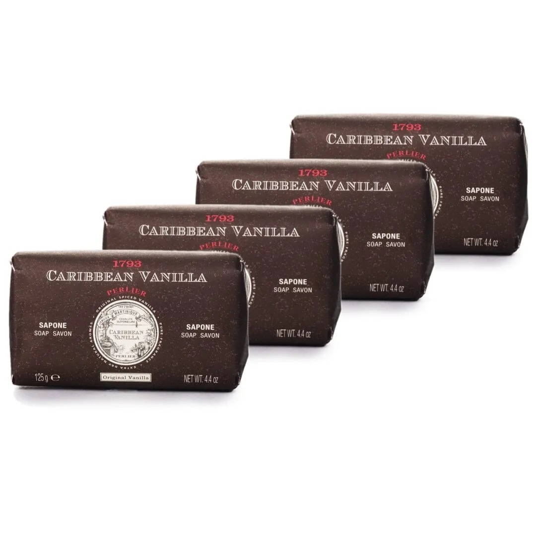 CARIBBEAN VANILLA BAR SOAP - 4 Pack