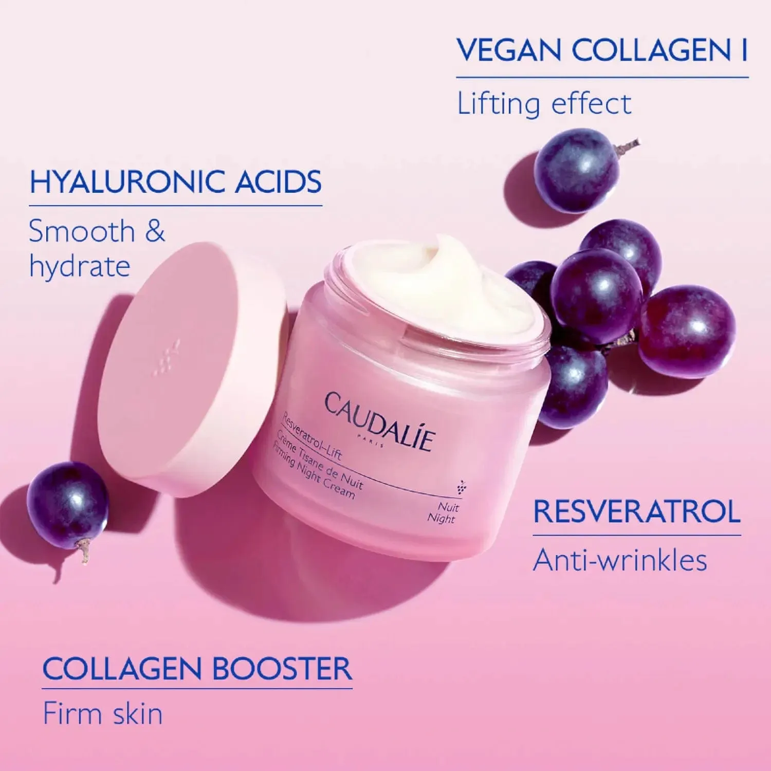 Caudalie Face Resveratrol-Lift Firming Night Cream 50ml