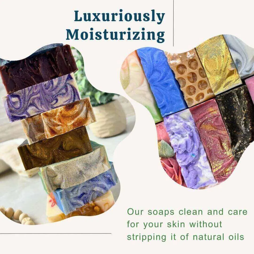 Celestial Nightscape Handmade Artisanal Landscape Soap | Plant-Based Detox Cleanser