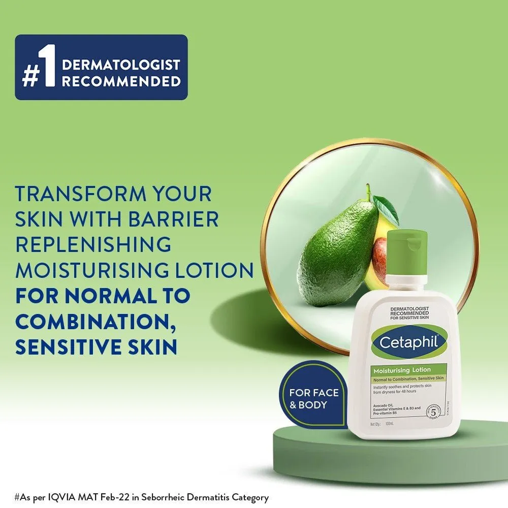 Cetaphil Moisturizing Lotion for Sensitive Skin - Lightweight Care (100ml)
